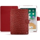 Apple iPad 9.7" (2018) leather case - Autruche ciliegia