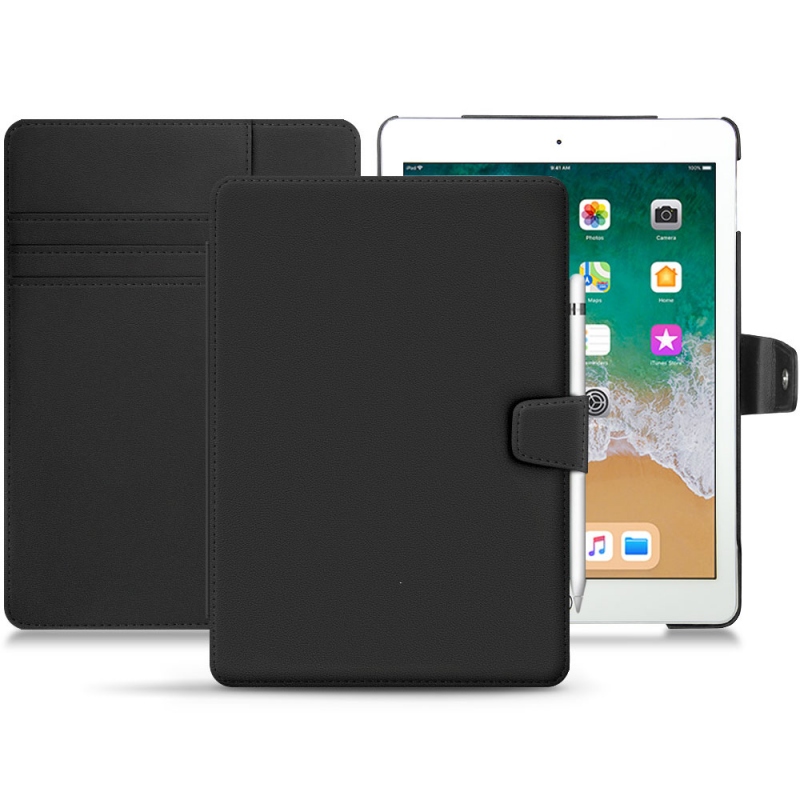 Capa em pele Apple iPad 9.7" (2018) - Noir PU