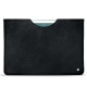 Pochette cuir Apple iPad 9.7" (2017) - Dark vintage ( Roughtcut - Black#5256 ) 