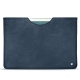 レザーケース Apple iPad 9.7" (2017) - Jean vintage ( Roughtcut - Pantone 285U  ) 