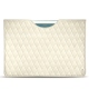 レザーケース Apple iPad 9.7" (2017) - Blanc - Couture ( Bologna - White ) 