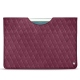 Pochette cuir Apple iPad 9.7" (2017) - Prune vintage - Couture