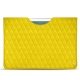 レザーケース Apple iPad 9.7" (2017) - Jaune fluo - Couture