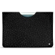 Capa em pele Apple iPad 9.7" (2017) - Autruche nero