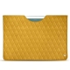 レザーケース Apple iPad 9.7" (2017) - Jaune soulèu - Couture