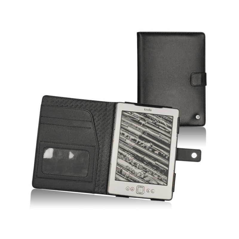 レザーケース Amazon Kindle 4  - Noir ( Nappa - Black ) 