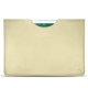 レザーケース Apple iPad 9.7" (2018) - Beige ( Nappa - Pantone 7502C ) 