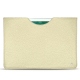 Capa em pele Apple iPad 9.7" (2018) - Ivoire ( Sleek P C12 - White ) 