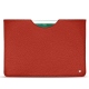 Apple iPad 9.7" (2018) leather pouch - Papaye ( Pantone 180C ) 