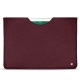 Apple iPad 9.7" (2018) leather pouch - Lie de vin ( Pantone 5115C ) 