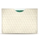 Capa em pele Apple iPad 9.7" (2018) - Blanc - Couture ( Bologna - White ) 
