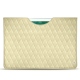 Capa em pele Apple iPad 9.7" (2018) - Beige - Couture ( Nappa - Pantone 7502C ) 