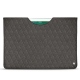 Custodia in pelle Apple iPad 9.7" (2018) - Anthracite - Couture ( Pantone 424C ) 