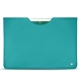 Apple iPad 9.7" (2018) leather pouch - Bleu fluo