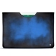 Pochette cuir Apple iPad 9.7" (2018) - Bleu Patine