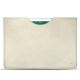 Apple iPad 9.7" (2018) leather pouch - Blanc escumo