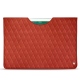 Custodia in pelle Apple iPad 9.7" (2018) - Arange clouquié - Couture