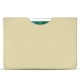 Lederschutzhülle Apple iPad 9.7" (2018) - Beige PU