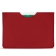 Apple iPad 9.7" (2018) leather pouch - Rouge PU