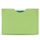 Pochette cuir Apple iPad 9.7" (2018) - Vert olive PU