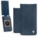 Custodia in pelle Cowon Plenue J - Jean vintage ( Roughtcut - Pantone 285U  ) 