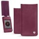 Cowon Plenue J leather case - Prune vintage ( Pantone 512C ) 