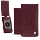Housse cuir Cowon Plenue J - Lie de vin ( Pantone 5115C ) 