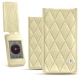 Cowon Plenue J leather case - Beige - Couture ( Nappa - Pantone 7502C ) 