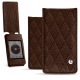 Cowon Plenue J leather case - Châtaigne - Couture ( Pantone 476C ) 