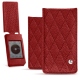 Housse cuir Cowon Plenue J - Tomate - Couture ( Pantone 187C ) 