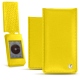 Cowon Plenue J leather case - Jaune fluo