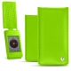 Cowon Plenue J leather case - Vert fluo