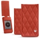 Cowon Plenue J leather case - Arange clouquié - Couture