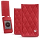 Lederschutzhülle Cowon Plenue J - Rouge troupelenc - Couture