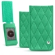 Cowon Plenue J leather case - Menthe vintage - Couture
