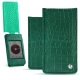 Housse cuir Cowon Plenue J - Crocodile pino