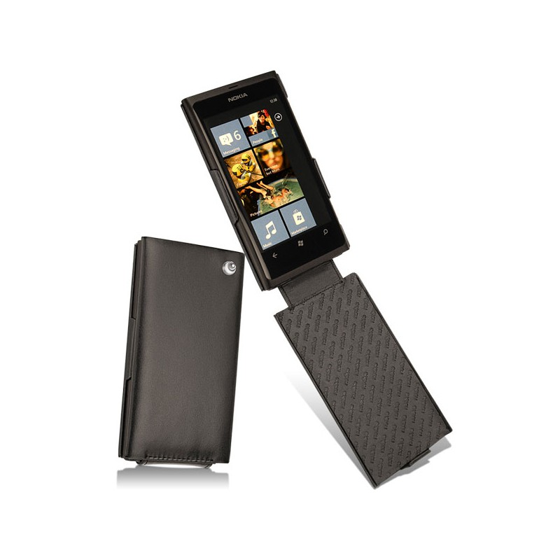 Funda de piel Nokia Lumia 800  - Noir ( Nappa - Black ) 