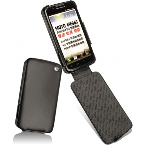Housse cuir Motorola Atrix 2 4G ME865 
