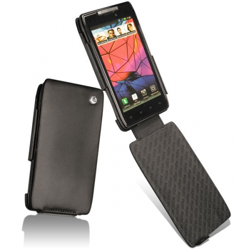 Housse cuir Motorola RAZR XT910 