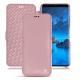 Housse cuir Samsung Galaxy S9 - Rose ( Nappa - Pantone 2365C ) 