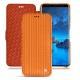 가죽 커버 Samsung Galaxy S9 - Abaca arancio