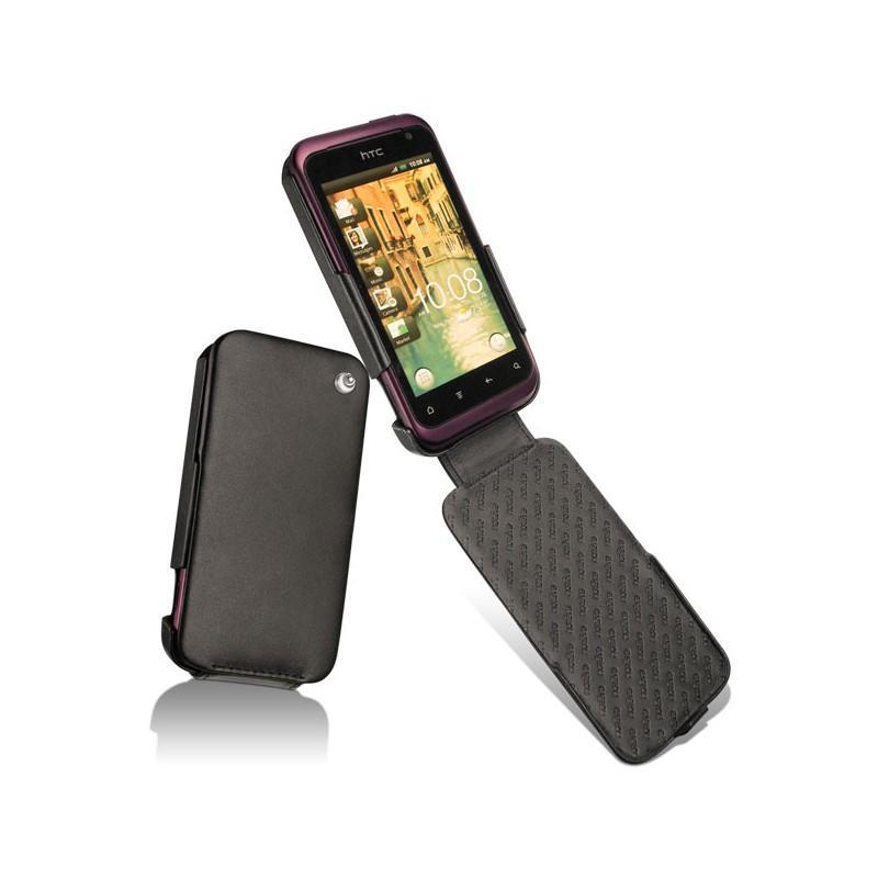 Housse cuir HTC Rhyme  - Noir ( Nappa - Black ) 