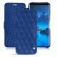 Custodia in pelle Samsung Galaxy S9 - Bleu océan - Couture ( Nappa - Pantone 293C ) 