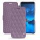 가죽 커버 Samsung Galaxy S9 - Lilas - Couture ( Nappa - Pantone 2645U ) 