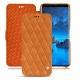 Lederschutzhülle Samsung Galaxy S9 - Mandarine vintage - Couture