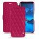 Capa em pele Samsung Galaxy S9 - Rose fluo - Couture