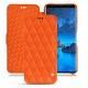 가죽 커버 Samsung Galaxy S9 - Orange fluo - Couture