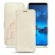 Capa em pele Samsung Galaxy S9 - Blanc escumo
