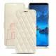 Capa em pele Samsung Galaxy S9 - Blanc escumo - Couture