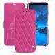 Capa em pele Samsung Galaxy S9 - Rose BB - Couture